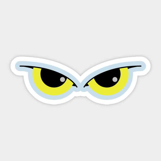 Owl Eyes Sticker by schlag.art